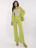 Nohavice DHJ SP 18737.08 limetkovo zelené