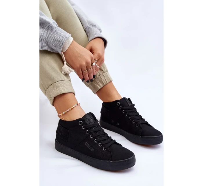 Dámské klasické vysoké tenisky Big Star LL274001 Černé Dámské klasické vysoké tenisky Big Star LL274001 Černé