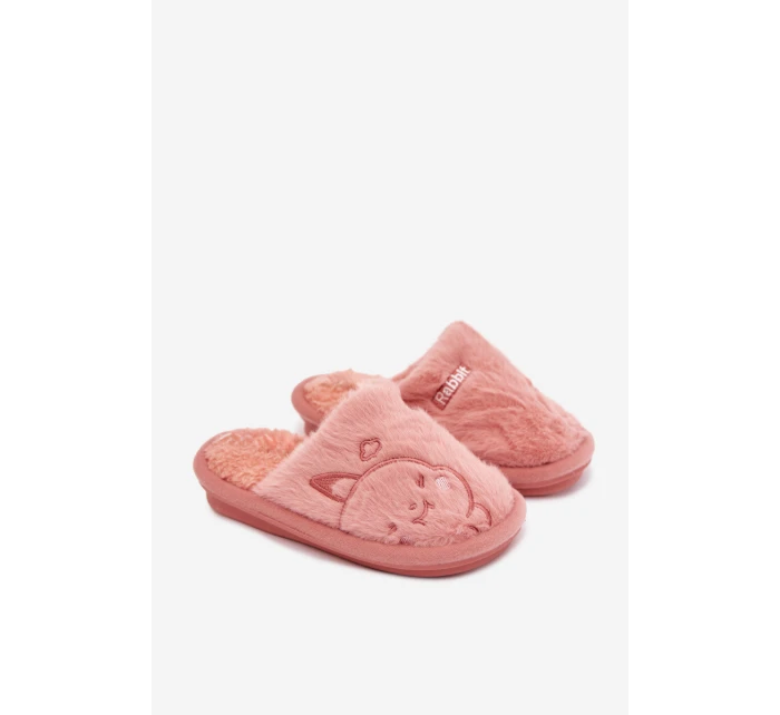 Detské papuče s kožušinou - ružové Norene Detské papuče s kožušinou - ružové Norene