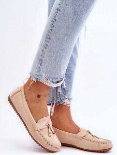 Dámske mokasíny ZA28P / 181469 Light beige - Seastar