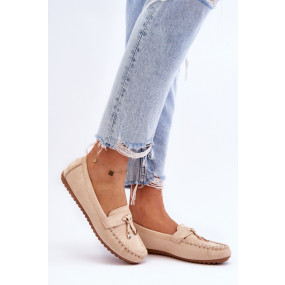 Dámske mokasíny ZA28P / 181469 Light beige - Seastar
