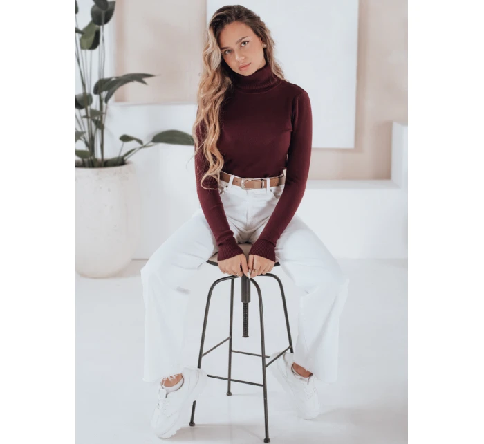 Dámský svetr s rolákem Dstreet model 21990939 - FashionStreet Dámský svetr s rolákem Dstreet model 21990939 - FashionStreet