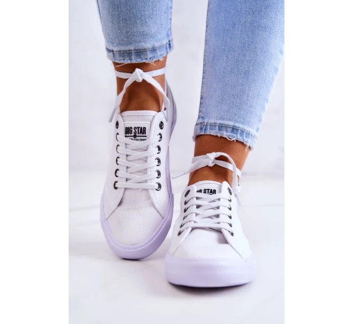 Dámské Tenisky BIG STAR model 21546330 Bíle - Big Star Shoes