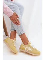 Sneakers Dámské Sportovní Žluté model 21919377 - Boto