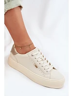 Sneakers na platformě Big Star model 22042659 Béžové - Big Star Shoes Sneakers na platformě Big Star model 22042659 Béžové - Big Star Shoes