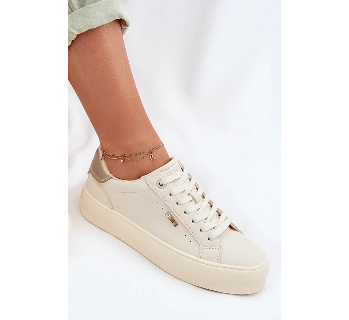Sneakers na platformě Big Star model 22042659 Béžové - Big Star Shoes Sneakers na platformě Big Star model 22042659 Béžové - Big Star Shoes