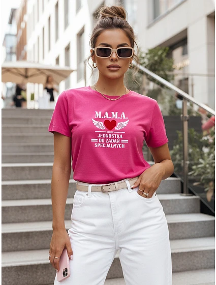 Dámske tričko M.A.M.A. special task unit pink FashionStreet NX5026RY