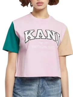 Tričko Karl Kani Serif Crop Block Tee W 6130859