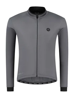 Rogelli ESSENTIAL dres s dlhým rukávom graphite 3XL