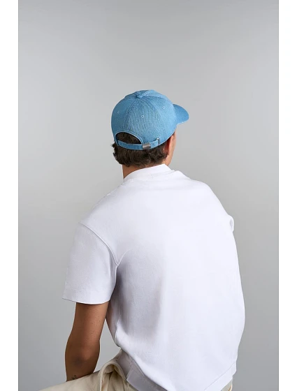5 Panelová denim kšiltovka denim model 22456273 - Atlantis Headwear 5 Panelová denim kšiltovka denim model 22456273 - Atlantis Headwear