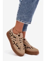 Dámské tenisky na platformě Panterka béžové Denissa Dámské tenisky na platformě Panterka béžové Denissa