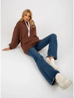 Dámska mikina EM BL 694.20x tmavo hnedá - FPrice Dámska mikina EM BL 694.20x tmavo hnedá - FPrice