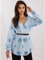 Blúzka LK BZ 509747.80 svetlomodrá Blúzka LK BZ 509747.80 svetlomodrá
