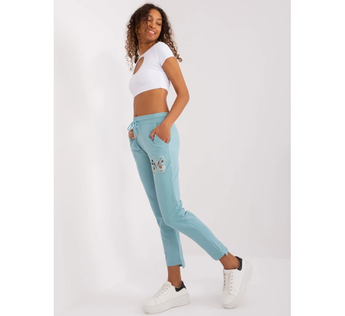 Spodnie dresowe RV DR model 20080866 mietowy - FPrice Spodnie dresowe RV DR model 20080866 mietowy - FPrice