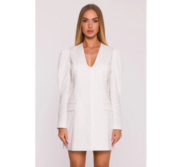 M881 Žakárové sako - krémové M881 Žakárové sako - krémové