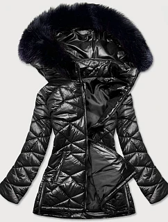 DAMSKA KURTKA PRZEJŚCIOWA PLUS SIZE CZARNA model 21242852 - FC MINA
