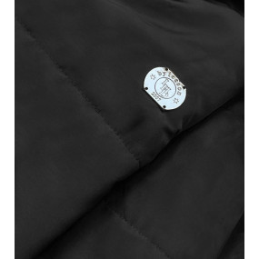 Čierna dámska zimná bunda (M-21305)