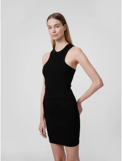 Dámsky rebrovaný pletený top 4F