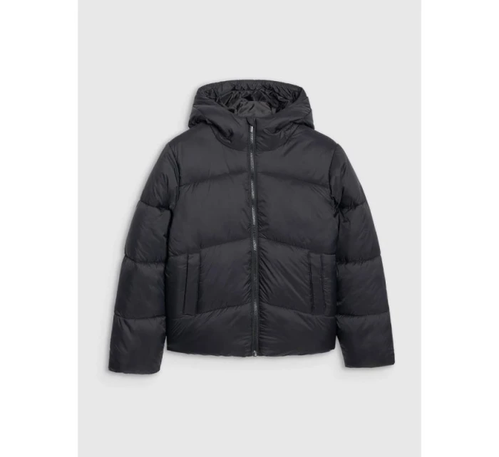 Dievčenská páperová bunda so syntetickou výplňou 4F 4FJRAW25TDJAF0817-20S