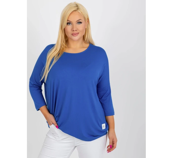 Bluzka RV BZ model 18522241 ciemny niebieski - FPrice Bluzka RV BZ model 18522241 ciemny niebieski - FPrice