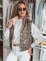 Dámska krátka obojstranná vesta CHIPUFF pink FashionStreet TY4823