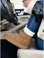 Dámské sněhule na platformě béžové Dstreet model 21992167 - FashionStreet