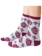 Dámské vánoční ponožky model 21327638 3540 - Steven Dámské vánoční ponožky model 21327638 3540 - Steven