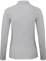 B&C ID.001 LSL /women Dámske polo s dlhým rukávom z piké 01.0I13 heather grey B&C ID.001 LSL /women Dámske polo s dlhým rukávom z piké 01.0I13 heather grey