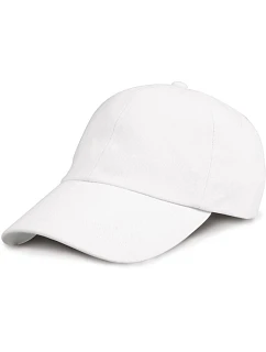 Result Headwear RC 024X 6-panelová nízkoprofilová čiapka s kšiltom 28.024X biela
