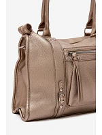 Velká taška z imitace kůže Zlatá model 22220885 - Flora&Co Velká taška z imitace kůže Zlatá model 22220885 - Flora&Co