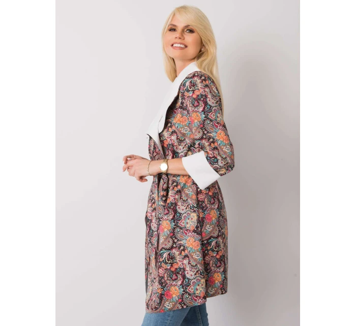 Dámsky kabát DHJ PL 6022A.26X čierny a červený