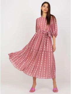 Sukienka LK SK 508963 1.38 ciemny różowy