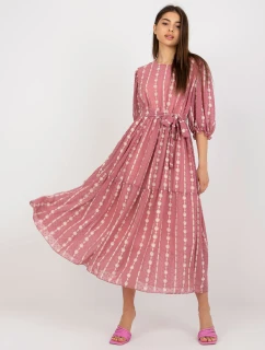 Sukienka LK SK 508963 1.38 ciemny różowy