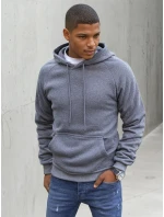 Pánská tmavě šedá mikina model 21966908 - Dstreet