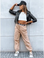 dámské padákové kalhoty béžové Dstreet model 21971062 - FashionStreet