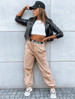 DAVOS dámske padákové nohavice béžové FashionStreet UY1672