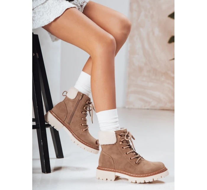 Dámske khaki FashionStreet ZY1291 Dámske khaki FashionStreet ZY1291