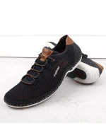 Pohodlné poltopánky Rieker M RKR666 navy blue