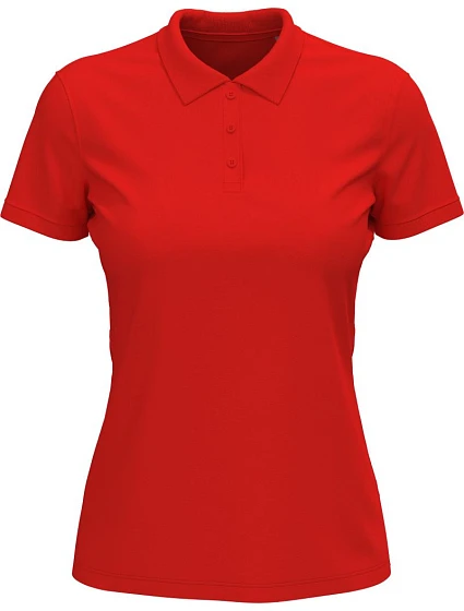 Stedman Lux Polo Women Dámske piqué polo „Lux“ 05.9160 šarlátovo červené Stedman Lux Polo Women Dámske piqué polo „Lux“ 05.9160 šarlátovo červené