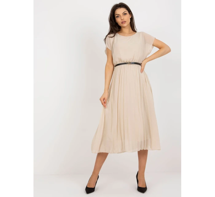 Šaty DHJ SK 8839 1.23X béžová Šaty DHJ SK 8839 1.23X béžová