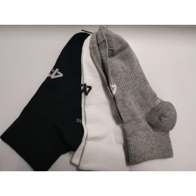 Pánske ponožky 4F SOM302 Šedé_Bílé_Černé (3páry)