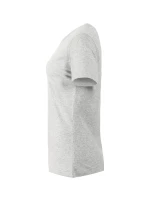 Základné tričko dámske svetlo šedé