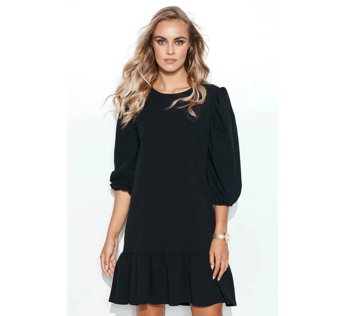 Dámské denní šaty model 18828844 černé - Makadamia