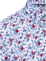 Pánské bílé tričko s krátkým rukávem Dstreet model 21969090 - FashionStreet