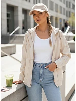 Dámska džínsová bunda BERENICES light beige FashionStreet TY4309 Dámska džínsová bunda BERENICES light beige FashionStreet TY4309