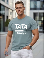 Koszulka męska z nadrukiem na bawełniana petrol model 22217822 - FashionStreet Koszulka męska z nadrukiem na bawełniana petrol model 22217822 - FashionStreet