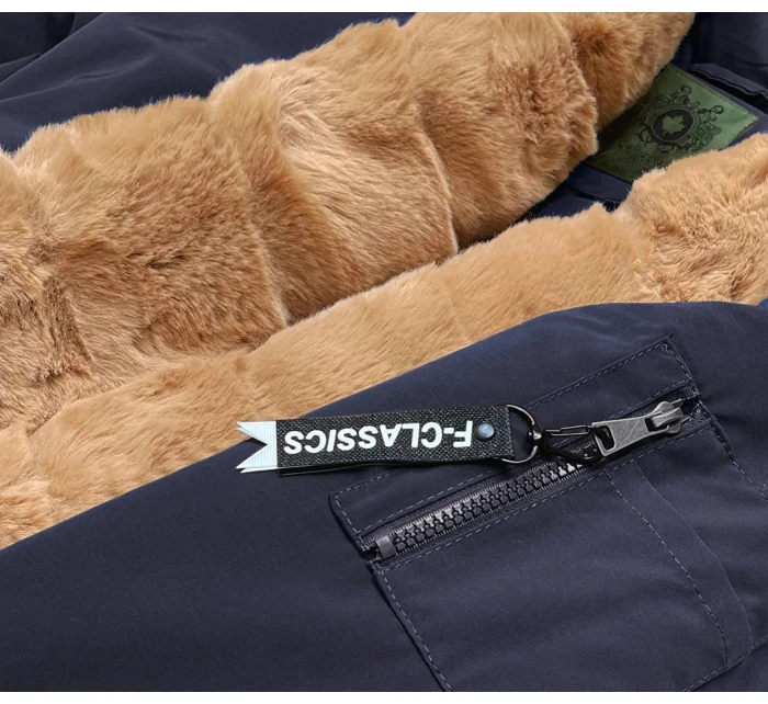 DAMSKA PARKA ZIMOWA GRANATOWA model 21245125 - CANADA Mountain