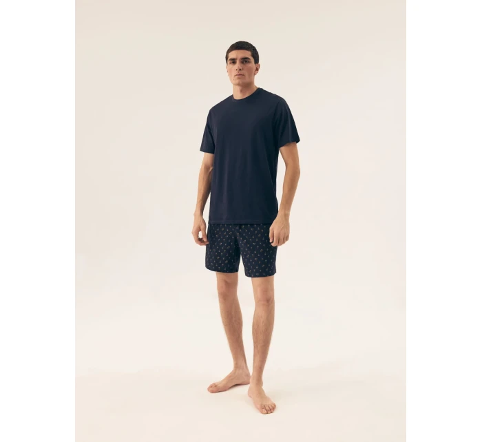 Pánske pyžamo 42601 Shore tmavomodré - HENDERSON Pánske pyžamo 42601 Shore tmavomodré - HENDERSON