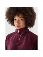 Dámská velurová mikina bez kapuce model 21432534 - 4F Dámská velurová mikina bez kapuce model 21432534 - 4F