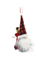 DEKORATÍVNY ŠKRIATOK S DARČEKOVOU TAŠKOU 20CM